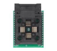 Zoccolo di programmazione QFP32 verso DIP32, adattatore zoccolo di test TQFP32 con passo dei pin di 2,54 mm, converte IC QFP32, PQFP32 e TQFP32 da 0,8 mm in DIP32 per prototipazion