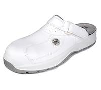 Zoccolo E-Chef Bianco, Ciabatta Antinfortunistica da Cuoco, Scarpe da Cuoco - Scarpe da Cucina EN ISO 20345:2011 SB A-E-WRU SRC