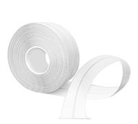 Zoccolo flessibile autoadesivo, 6M zoccolo da cucina in PVC 20x20mm, Zoccolo autoadesivo per cucina e bagno 2x2 bianco