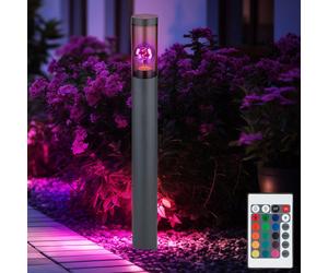 Zoccolo Piantana Lampada da Giardino Esterna Telecomando Dimmerabile RGB LED [EEK: F]