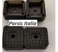 ZOCCOLO SOCKET PLCC32 PIN MONTAGGIO THT, FORO PASSANTE ( = 20 PEZZI )