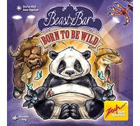 Zoch 601105143 Beasty Bar Born to be Wild, gioco di carte con personaggi, può essere giocato indipendentemente e combinato, da 2 a 4 giocatori, gioco di strategia, per bambini dagli 8 anni in su