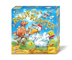 Zoch 601105180 - Gioco di Dadi su e Giù (8 Anni), Il Gioco di Scala più Selvaggio da Galline - Gioco familiare per 2 - 5 Giocatori, Circa 30 Minuti di Durata