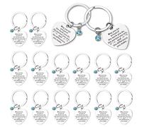 Zocipro 16Pcs Regali per Ringraziare, May You Be Proud of The Work You Do Portachiavi a Cuore, Regali di Apprezzamento per Personale Dipendente Collega Insegnante Mentore Medico Infermiere