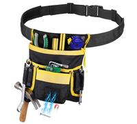 Zocipro Cintura Porta Attrezzi, Magnetiche Cintura Attrezzi da Uomo con 14 Tasche, Regolabili Staccabili Cintura Attrezzi Lavoro per Elettricista, Falegname, Edilizia