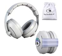 Zocipro Cuffie Neonato Antirumore 2 in 1, Paraorecchie con Archetto Regolabile, Protezione Uditiva e Sonno per Neonati fino a 48 Mesi, Giallo Chiaro