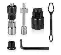 Zocipro Estrattore Pedivella e Attrezzo Movimento Centrale Bici, Set Utensili per Movimento Centrale con Estrattore Pedivella e Chiave da 16 mm, per Smontaggio Pedivelle Bicicletta