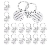 Zocipro Regalo di Ringraziamento, Portachiavi con Scritta May You Be Proud Of The Work You Do, Regalo di Apprezzamento per Dipendenti, Colleghi, Insegnanti, Dottore, Infermiere