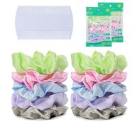 ZOCONE Set di 10 elastici anti-pidocchi a banda larga + pettine per lendini extra sottili, elastici naturali anti-pidocchi, adatti alle donne, morbidi, elastici ed efficaci