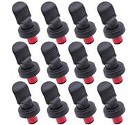 ZOCONE Tappi per Bottiglie di Vino, 12 PCS Tappo per Vino in Silicone Tappi per Bottiglie Riutilizzabili Tappo Vino Sottovuoto, per Conservare la Birra Champagne, Keep Fresh(B)