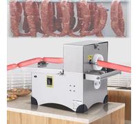 ZOCWJK Legatrice elettrica per salsicce, con 50 rotoli di filo per salsicce, diametro massimo 45 mm, Legatrice automatica per salsiccia in acciaio inossidabile, Macchina per legare e annodare salsicce