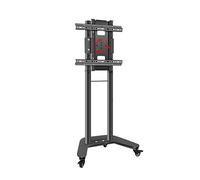 ZOCWJK Supporto universale per TV, supporto per TV a pavimento per casa, resistente, staffa girevole per ufficio, sala conferenze, schermo LCD, staffa rotante per schermo verticale (