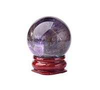 ZoCzkgzd - Sfera di ametista naturale da sogno, decorazione per la casa, pietra preziosa, palla ornamentale, regalo