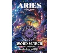 Zodiac Aries Word Search Puzzle Book: Word Searches with Easy to Read Print about Aries, Zodiac Signs and Famous Aries | 6x9 inches, 110 pages | 50+ Puzzles...Gift for Aries, Birthday and Relaxation