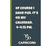 Zodiac Aura: Funny Capricorn Quote Notebook: 6x9,120 Lined Journal with Zodiac Traits Page and Watermark | Astrology Gift for birthdays, zodiac lovers ... school, journaling, Writers & Daily reflect