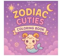 Zodiac Cuties: Bold Line Coloring Book: Adorable Zodiac-Themed Fun for Every Little Star!