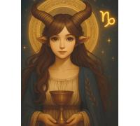 Zodiac Journal - Capricorn Golden Summit Vessel: A personal journaling space to explore feelings, patterns, and daily thoughts