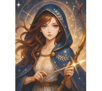 Zodiac Journal: Sagittarius: Guided Astrology Notebook for Daily Reflection, Moon Phases & Energy Tracking | 100 Pages with Beautiful Sagittarius-Themed Cover