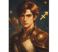Zodiac Journal - Sagittarius Warrior: Structured notebook for moods, energy, and self-reflection