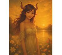 Zodiac Journal - Taurus Glow: Writing space for tracking thoughts and feelings