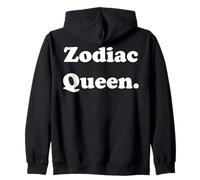 Zodiac Queen Astrology Horoscope Stars Felpa con Cappuccio