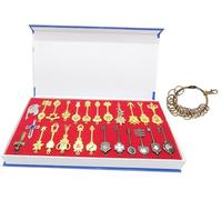 Zodiac - Scatola per chiavi da collezione con catena Gray Fullbuster e simbolo di Magier Gilder per fair tail Fans