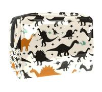 Zodiac Stars Spot Connection Pattern Travel Makeup Bag PVC Cosmetic Bag Borsa da toilette per donne e ragazze, Multicolore 9, 18.5x7.5x13cm/7.3x3x5.1in