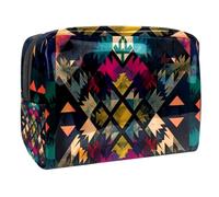 Zodiac Stars Spot Connection Pattern Travel Makeup Bag PVC Cosmetic Bag Borsa da toilette per donne e ragazze, Multicolore 10., 18.5x7.5x13cm/7.3x3x5.1in