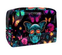 Zodiac Stars Spot Connection Pattern Travel Makeup Bag PVC Cosmetic Bag Borsa da toilette per donne e ragazze, Multicolore 2., 18.5x7.5x13cm/7.3x3x5.1in