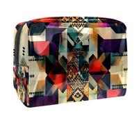 Zodiac Stars Spot Connection Pattern Travel Makeup Bag PVC Cosmetic Bag Borsa da toilette per donne e ragazze, Multicolore 7, 18.5x7.5x13cm/7.3x3x5.1in
