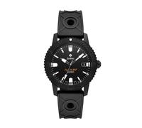 Zodiac Super Sea Wolf Compression ZO9297 Men's Automatic Watch - Black Dial, Black Rubber Strap