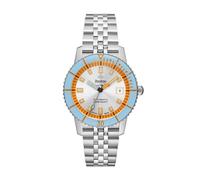 Zodiac Super Sea Wolf Compression ZO9304 Men's Automatic Watch - Silver Sunray Dial, Stainless Steel Bracelet