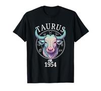Zodiac Toro Toro Nato nel 1954 Maglietta