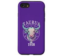 Zodiac Toro Toro Nato nel 1958 Custodia per iPhone SE (2020) / 7/8