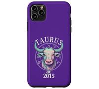 Zodiac Toro Toro Nato nel 2015 Custodia per iPhone 11 Pro Max