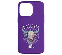 Zodiac Toro Toro Nato nel 2015 Custodia per iPhone 14 Pro Max