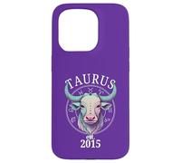 Zodiac Toro Toro Nato nel 2015 Custodia per iPhone 15 Pro