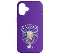 Zodiac Toro Toro Nato nel 2015 Custodia per iPhone 16