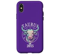 Zodiac Toro Toro Nato nel 2015 Custodia per iPhone X/XS