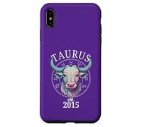 Zodiac Toro Toro Nato nel 2015 Custodia per iPhone XS Max