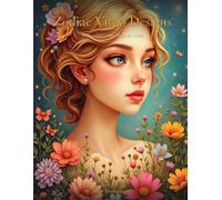 Zodiac Virgo Designs: 50 Beautiful Coloring Pages for Adults