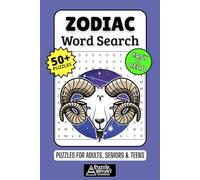 Zodiac Word Search Puzzle Book: 50+ Fun & Easy-to-Read Puzzles Exploring Astrology, Horoscopes & The 12 Star Signs, Gift for Astrology Fans & Stargazers, Adults, Seniors & Teens