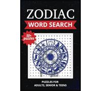 Zodiac Word Search Puzzle Book for Adults, Senior and Teens: Word Searches with Easy to Read Print about Zodiac Signs, Astronomy, Astrology and More | ... for Vacations, Holidays and Free times.