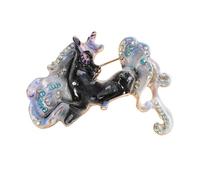 Zodiaci culturali Cavallo Spilla Gioielli per Abbigliamento Decorazione Capodanno Compleanni Evento Speciale Compleanni Simbolo Culturale