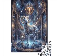 Zodiaco Ariete Galassia Onirica Puzzle 1000 Pezzi, Gioco calmo per interni
