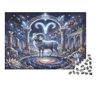 Zodiaco Ariete Galassia Onirica Puzzle 1000 Pezzi, Gioco calmo per interni