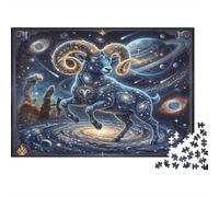 Zodiaco Ariete Galassia Puzzle 1000 Pezzi, Puzzle rilassante da casa