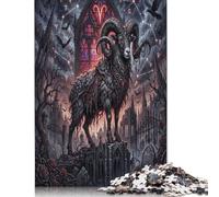 Zodiaco Ariete Puzzle in Legno 300 Pezzi, Idea regalo per il weekend