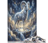 Zodiaco Ariete Puzzle in Legno 500 Pezzi, Idea regalo per il weekend