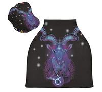 Zodiaco Arte Pecora Capra Blu Passeggino Tettoia Copri Seggiolino Copertura Infermieristica Auto per Bambini per L'Allattamento Al Seno Morbido Traspirante Elastica Tettuccio